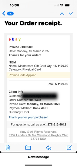 Ebay Scam