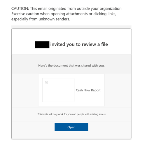 Fake Cash Flow Report